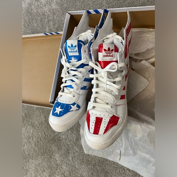 Jeremy Scott x Wings 2.0 'Stars and Stripes' 11.5 - Picture 4 of 12